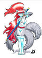 Chiyako draws by GoliathWildcat