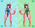 Lyco and Leeta Wolf by DiamondGrenadier25