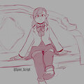 Suggestion Stream Drawings: Myleo (On a bench)