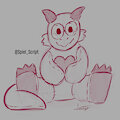 Suggestion Stream Drawings: Hug the Kobold by Lunarcey