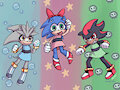 Powerpuff hedgies by Mav3s