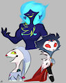 Helluva Boss Doodles by pckle