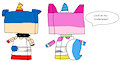 Request: Unikitty and Puppycorn in Tighty Whities Back View