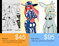 Sketch/Flat Color Commissions Open