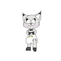 Blushy gato.