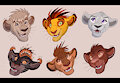 Lion Headshots