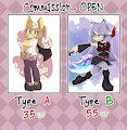 COMMISSION PRICELIST