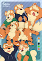 Sam the Growlithe by smlieichi