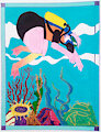 Underwater Flamingo by ScotzzPuppyxxx