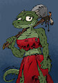 Guerrera Reptil by AndreuT