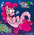 Pinkie Merpony Doodle by AndreuT