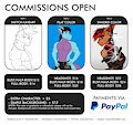 Commissions Open 2023 Prices