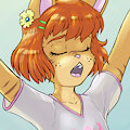 Tabitha, morning stretch (colored)