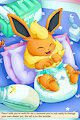 Flareon's fluffy change by WolfPuppy21