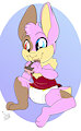 Ice Cream Sandwich Bunny -By NazzNikoNanuke-