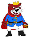 Peanut Otter as a Prince
