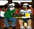 Gimped at the bar. by Chucky