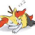Sleepy Braixen
