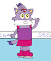 Blaze The Ice Skating Cat