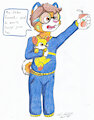 Fennekin wants orange juice too by SilverSimba01