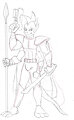September Sketchdump: Topaz, Alien Prince Redesign