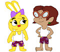 Gift: Penny Sanchez and Mimi in their Undershirt and Boxers