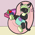 big baby kitty stuff