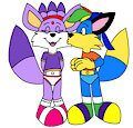 Shield Wing and Blaze Kissing