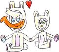 EmmaxEdward Easter bunnies
