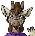 Grape-flavoured Giraffe Gives Greets 