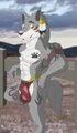 Wolfie MK II - 'Gray Paws' by WolfieDanno