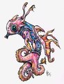 Armored Fish design 2 by ButtercupSaiyan