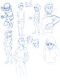 Rando Character Doodles