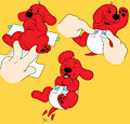 clifford's diaper days by toonimal