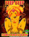 Adventure Time -  Flame Princess Leggy Lamb (T-Shirt) by SilentSid1992