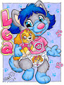 Lea Skye plush Badge by StellaPaw284