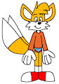 Tails The Fox with Long Sleeve Shirt and Briefs