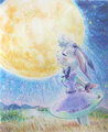 Super rabirin in moon!