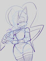 ninja sally by galaxyviolet
