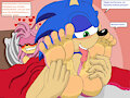 Sonic wishes Amy a happy anniversary by alexiaNBC