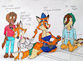 Lil Foxy VS Darma Part 2 - Tickle Fight? by Stevenafc11