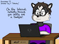 Inktober 2: On the Internet...