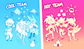 Choose a team!&nbsp;&nbsp;Cool❄️ or&nbsp;&nbsp;Hot🔥