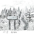 Inktober 2023 - 03. Path by Gashren