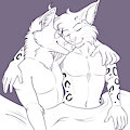 Lynx cuddles
