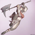 DnD Rude, The Barbarian by Lizet