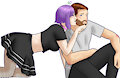 Just a Smooch by WolfThatMeows