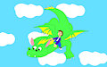 Kasey and His Human Friend Jonathan by TwistedStudio