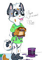 I made it with my own Paws! by Bobkitty