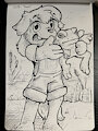 "Toad" - Day 8 Inktober 2023 by Ketsa
